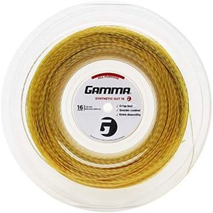 Gamma Sports 16g Synthetic Gut Tennis String Reel, 720', Gold