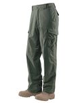 Tru-Spec 24-7 Ascent Pants for Men - EDC, Hiking, Camping, and Tactical Pants - Stretch 80/20 Poly/Cotton Rip-Stop Fabric Ranger Green