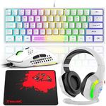 60% Gaming Keyboard Honeycomb Mouse