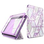 i-Blason Cosmo Case for iPad Air 4 10.9 Case (2020), Full-Body Trifold with Built-in Screen Protector Protective Smart Cover with Auto Sleep/Wake & Pencil Holder (Ameth)