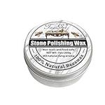 TooGet Stone Seasoning Beeswax Furniture Polish & Restoration Care Beeswax, Suit for Marble Furniture, Ceramic Tiles, Stone Floor, Stone Walls, Stone Polish Protection - 7OZ