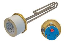 1 3/4" Incoloy 3kW 14" Immersion Heater & Thermostat for Unvented Cylinders