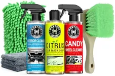 Wontolf Car Wash Kit with Car Wash Soap Shampoo, Interior Cleaner, Wheel Cleaner, Car Detailing Cleaning Care Kit for Cars Trucks RVs SUVs Motorcycles Detailing Cleaning