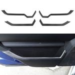 Voodonala for 2010-2017 Dodge RAM ABS Carbon Fiber Front Door Storage Trim, 2pcs