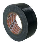 (6 pack) Gladiator® Black Duct Cloth Waterproof Gaffer Gaffa Tape 48MM X 45M