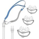 Replacement Kit for Airfit P10, Includes 3 PCS Nasal Pillows, 1 PC Headgear, 1 PC Frame, 1 PC Tube in One Pack, Great-Value & Reliable Seal Supplies by Everness