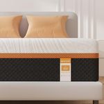 BedStory Queen Mattress 10 Inch, Memory Foam Hybrid Pocket Spring Mattress, Medium Firm Motion-Isolation Mattress, Gel Infused Pressure Relief Supportive Mattress in a Box, CertiPUR-US 60x80 Inch