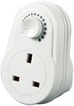 Plugin Dimmer Switch | White (Only Compatible with dimmable Bulbs) (Packaging May Vary