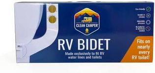 RV Bidet by Clean Camper | Self-Cleaning, Adjustable Dual Nozzles | Non-Electric and Reversable | Upgrade Your RV Experience | Easy Installation