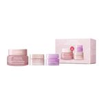 LANEIGE Plump & Hydrate Trio: Bouncy & Firm Travel Set with Eye, Face & Lip Sleeping Mask for Glowy, Plump-looking Skin