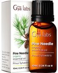 Gya Labs Organic Pine Essential Oils for Diffuser - Fall Pine Oil Organic Essential Oils - Pine Essential Oil Organic for Candle Making (10ml)