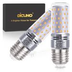 DiCUNO E27 LED Bulb 10W, E27 ES Edison Screw Light Bulbs, Natural White 4000K, 130W Incandescent Equivalent, 1400LM Non-Dimmable Corn Light Bulbs for Home Lighting, 230V, Pack of 2