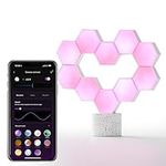 Cololight Hexagon Led Lights Voice App-Controlled, Work with Alexa, Google Home, Color Changing Night Lights, Gaming Lights for Gaming Setup Home Decoration (10-pc pro Heart kit)