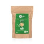 Yupik Organic Fermented Pea Protein Powder 80% Superfood, Non-GMO, Vegan, Gluten-Free, 1Kg