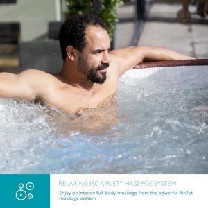 Lay-Z-Spa Helsinki Hot Tub – 5-7 Person Inflatable Spa