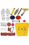 AcuRite Wooden Foot Roller, Ball Massager point Kerela Roller For Pain Stress Health Benefits Acupressure Kit (14 in 1) (15 in 1)