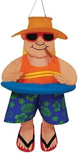 In the Breeze Float Man with Cigar Wind Friend 3D Windsock