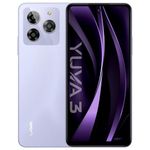 Lava Yuva 3 (Cosmic Lavender, 4+4*GB + 128GB)|Segment's Most Affordable Smartphone with 128 GB (UFS 2.2) Storage | 90Hz Punch Hole Display|13MP AI Triple Camera|Side Fingerprint Sensor |Bloatware Free