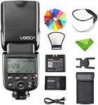 Godox V850II V850 Flash for Sony Canon Nikon Pentax Fuji Olympus Panasonic GN60 2.4G 1/8000s HSS 650 Full-Power Flashes 2000mAh Li-ion Battery 1.5s Recycle Time Camera Speedlight Speedlite (NO TTL)