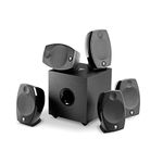 Focal SIB Evo 5.1 Channel Home Cinema System, RCA Subwoofer, Black