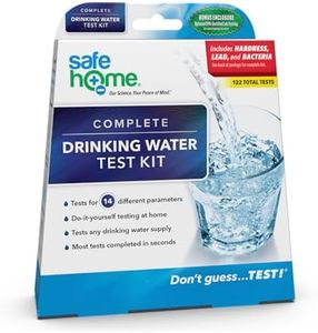 Safe Home® Complete Drinking Water Test Kit – DIY Screening for 14 Parameters + Optional Testing at Our EPA-Certified Lab for up to 48 Parameters – Made in the USA
