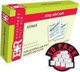 Ever Ready First Aid Sting Relief Pads, in Kit Unit Box,10'S, 10 Count