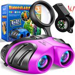 Dislocati Kids Binoculars for Girls, 3-12 Year Old Girl Gifts Boys Binoculars Toys for 3 4 5 6 7 Year Old Boys Girls Outdoor Toys Girls Gifts Age 5 6 7 8 9 Birthday Gifts Present for Boys Girls