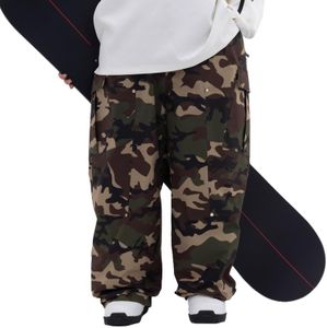 SNOWVERB Womens Mens Super Baggy 15K Waterproof Snowboard Ski Pants Workwear Loose Fit Snow Pants for Winter Sports