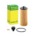 MANN-FILTER HU 6015 z KIT Oil Filter - CARS + TRANSPORTERS, Black