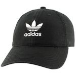 ADIDAS Women's Originals Relaxed Fit Cap, One Size, Black/White