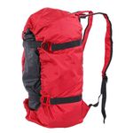 SUNGOOYUE Hiking Backpack Waterproof Outdoor Camping Climbing Backpack,Rock Climbing Rope Bag,Folding Shoulder Backpack,for Climbing, Large Capacity (Red)