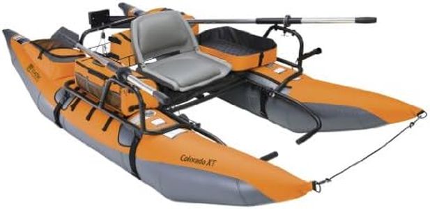 Classic Accessories Colorado XT Pontoon Boat, Pumpkin/Grey