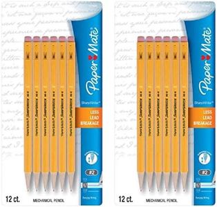 Paper Mate SharpWriter Mechanical Pencils, 0.7mm, HB #2, Yellow, 24 Count