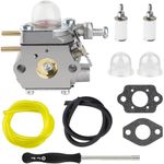 WS2200 Carburetor Fuel Line Kit for Craftsman WS2200 WS210 316711023 WS2400 Trimmer Murray M2500 M2510 Brushcutter Troy Bilt TB22 TB21EC TB32EC TB42EC Bolens BL110 BL160 Cub Cad BC210 String Trimmer