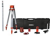 Johnson Level & Tool 99-026K Self-Leveling Horizontal Rotary Laser System w/ Hard Case Kit, 50 x 14.5", Red, 1 Kit