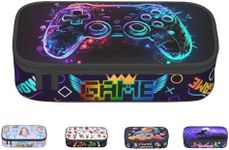 ERRKEWEND Game Graphic Pencil Case Bag for Boy, Durable Soft Pencil Pen Pouch with Multifunction Aesthetic Stationery Supplies Office