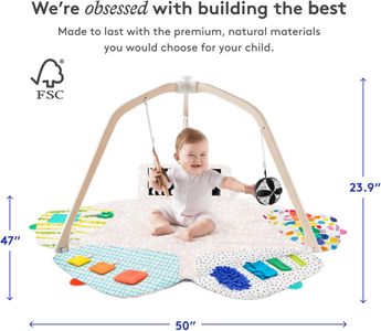 LOVEVERY Play Gym – Baby Activity Mat with Developmental Toys