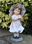 HH Home Hut Garden Ornament Little Girl Lady Cherub Fairy Garden Decor Patio