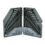 ZENO Allen Key Set 30PCS | Metric & Imperial Hexagonal | 0.7-10 mm & 0.028 to 3/8 inch | Allen Hex Keys in Plastic Box | Short and Long