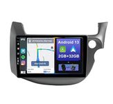 YUNTX Android 13 Car Stereo Fit for HONDA FIT JAZZ RHD (2007-2014)-[Built-in Wireless CarPlay/Android auto/GPS]-Free Camera-10.1 inch IPS 2.5D Touch screen-DAB/MirrorLink/Bluetooth 5.0/SWC/WiFi/USB/4G