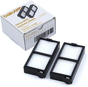BAKUUM Pack 2 Filtros Hepa para deposito de solidos de Cecotec Conga Series 5090, 6090 y 7090 Filtros HEPA para robot aspirador. Accesorios y repuestos.