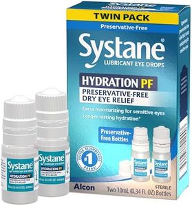 Systane Hydration Multi-Dose Preservative-Free Eye Drops Dry Eye Relief, 0.34 fl oz, Twin Pack (Pack of 2)