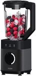 Haier Blender, I-Master Series 5 with 5 Variable Speeds, Ice Crusher, Smoothie Maker, Auto Clean, 1.7L Glass Jug, 0.6L Personal Jug, 1200W, On App, Black [HBL5B2 S5]