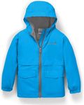 Snonook Toddler Rain Jacket - Microfleece Lined Kids Rain Jacket - Girls Rain Jacket - Boys Rain Jacket - Toddler Rain Coat