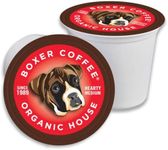 Boxer Coffee 52 Count Certified Organic House Single-Serve Cups Pods Specialty Grade gourmet artisan coffee, Keurig K-Cup 2.0 Compatible