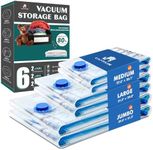 CaptainFive Vacuum Storage Bags 6-P