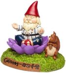 BigMouth BMGA-0017 Inc. The Gnome-Aste Meditating Garden Gnome - Funny Weatherproof Garden Decoration, Makes a Great Gag Gift - 7" Tall