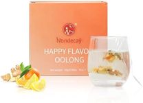 Happy Flavor Oolong Tea|Nondecay Tea Sampler with 7 Pyramid Tea Infuser Bags - Fruit, Herb and Flower Tea for Cold Brew & Hot Brew, Birthday, Hostess and Co-worker fall gifts