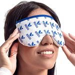 Medcosa Moist Heat Eye Bag | “A Real Eye Opener” | Heated Eye Mask | Warm Flaxseed Compress Pad | Easily Microwavable & Ideal for Heating Dry Eyes, Migraines & Other Eye Ailments