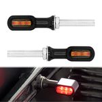 HDBUBALUS Motorcycle LED Rear Turn Signal Tail Lights Indicator Light Running Brake Lights Fit For Harley Cruiser, Chopper 2 Pair